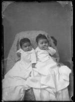 Katie Kinzhuna and Eunice Suisson (pose #2), 1888