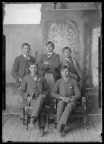 Louis Big Horse, Elmer, Joel Chetopah, Embry Gibson, and Fred Lookout [version 1], c.1884