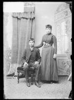 John Hill and Sophia Hill, c. 1889