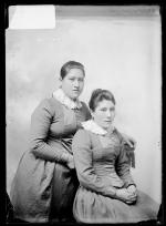Ella Rickert and Mary Wilkinson, c.1894