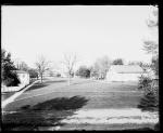 View of the school grounds from the school building, c.1884 View of the school grounds from the school building, c.1884