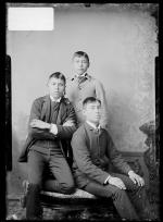 Benjamin Lawry, Howard Logan, and Levi St. Cyr, c.1888