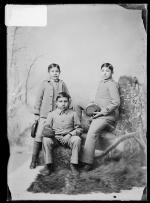 Malcolm Clark, Edward Clark, and Elmer Simon, c.1891