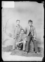 Samuel Six Killer, George Scott, and George Vallier, c.1890