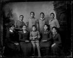 Nine Indian School students [version 1], c.1884