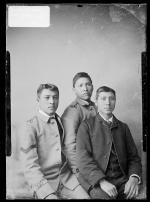 Stacy Matlock, William Morgan, and Bruce Hayman, c.1883