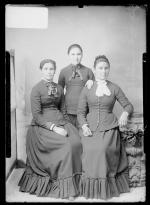 Isabella Cornelius, Clara Alma Cornelius, and Nancy Cornelius, 1886