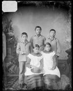 Five Nez Perce students [version 1], c.1883