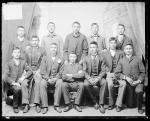 Twelve male Sioux students [version 1], c.1890
