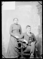 Thomas Black Bull and Julia Walking Crane, c.1888