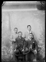 Charles Damon, Stailey Norcross, Wood Nashozey, and George S. Watchman, c.1884