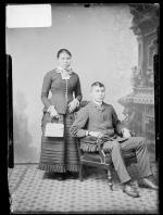 Laura Standing Elk and Arthur Standing Elk, 1886