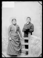 Hulda Kinzhuna and Arnold Kinzhuna, c.1888