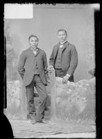 Mack Kutepi and an unidentified young man, c.1884