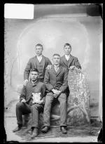 Herbert Good Boy, Robert Horse, William Crazy Bull, and Charles Smith [version 1], c.1892