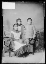 Candelaria Quintana, Josefeta Montoya, and Jose Maria Perez [version 1], c.1884