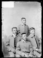 Stacy Matlock, William Morgan, Frank West, and Wilkie Sharp, c.1886
