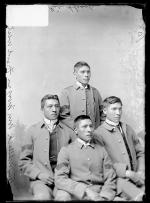 Stacy Matlock, William Morgan, Frank West, and Wilkie Sharp, c.1886 Stacy Matlock, William Morgan, Frank West, and Wilkie Sharp, c.1886
