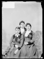 Rose Wilde, Ella Rickert, and Mary Wilkinson, c.1893