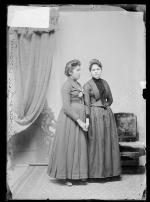 Ida Powlas and Elsie Cornelius, c.1889