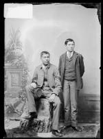 Willie Hazlett and Richard Sanderville, c.1891