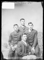 Otto Zotoum, Levi St. Cyr, Chauncey Yellow Robe, and John Tyler [version 1], c.1890