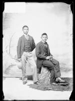 Jonas Place and Morgan Toprock, c.1887