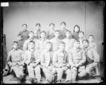 Eighteen unidentified Pawnee students, c.1890