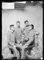 John Tyler, Samuel Noble, Paul Good Bear, and Luke Bear Shield [version 1], c.1890