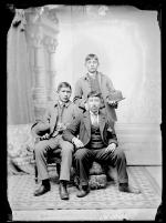 Charles Istee, Humphrey Escharzay, and Thomas Pelcoya [?], c.1888