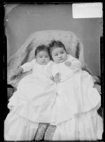 Katie Kinzhuna and Eunice Suisson (pose #3), 1888