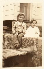 William Carefelle's children, c.1910 William Carefelle's children, c.1910