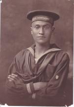 Isaac Willis in Naval Uniform, c.1917
