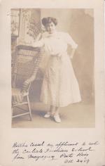 Bertha Cassel, 1909 Bertha Cassel, 1909