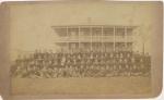 Students and Teachers Posed Next to Administration Building, c. 1895