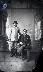 Frank Lock and Charlie Bird, c.1883