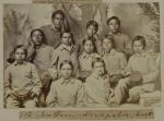 Eleven male Arapaho students [version 2], c.1880
