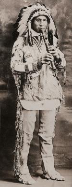 Holy Eagle Playing a Flute, c. 1914