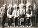 Visiting Cheyenne Chiefs with Thaddeus Redwater, 1911