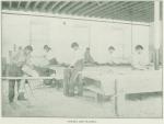 Students Sawing and Planing in the Carpenter Department, 1901
