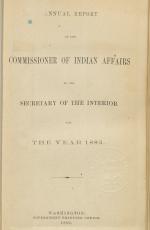 Excerpt from Annual Report of the Commissioner of Indian Affairs, 1882