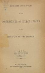 Excerpt from Annual Report of the Commissioner of Indian Affairs, 1890