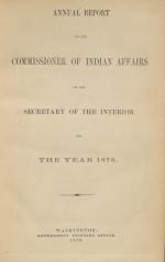 Excerpt from Annual Report of the Commissioner of Indian Affairs, 1878