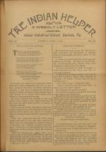 The Indian Helper (Vol. 11, No. 26)