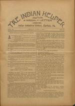 The Indian Helper (Vol. 11, No. 37)