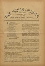 The Indian Helper (Vol. 11, No. 40)