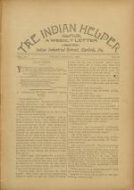 The Indian Helper (Vol. 12, No. 21)