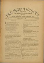 The Indian Helper (Vol. 12, No. 30)