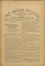 The Indian Helper (Vol. 12, No. 45)