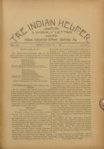 The Indian Helper (Vol. 12, No. 51)